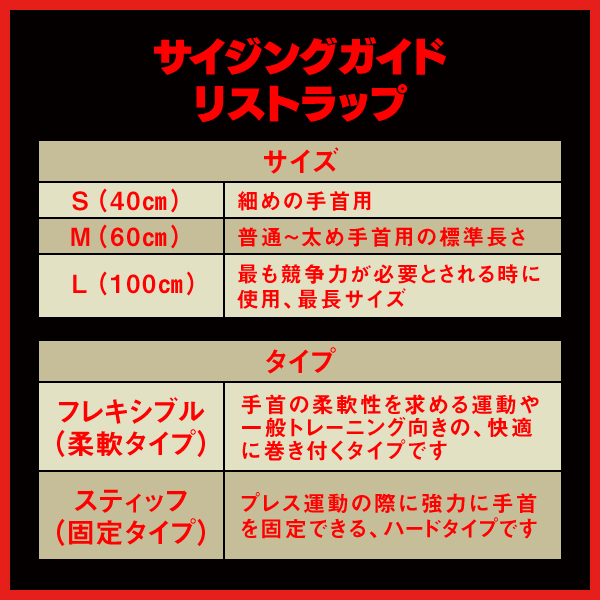 SBD ENDURE リストラップ フレキシブル ロングLサイズ