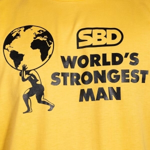 ワールドストロンゲストマン2021 Tシャツ Yellow